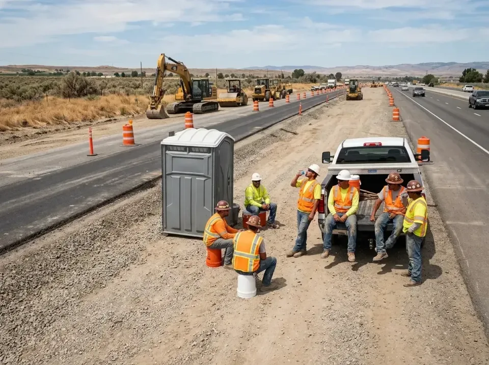 highway-road-construction-crew-007 — frequently asked questions, Porta Potty and Restroom Rentals in Lonoke, AR
